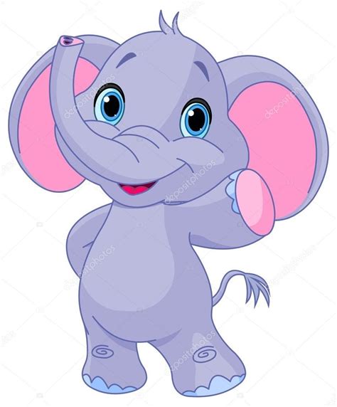 Ilustração Do Elefante Muito Bonito Детские рисунки Слоны Милые рисунки