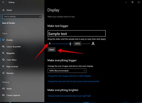 Win 10 How To Change Font Size Windows 7 And 8 Making Text Larger My