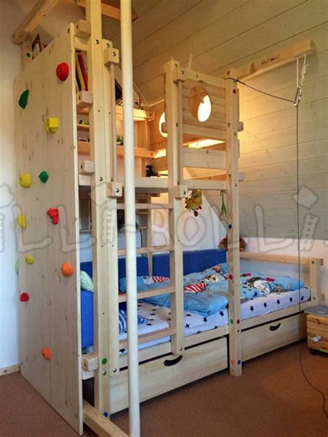 Es hilft nichts, wenn kinderbetten gut ausschauen, aber mit schlechten materialien zusammen gebaut wurden. Fabelhafte Kletterwand Kinderzimmer Selber Bauen Kinderzimmer von Kletterwand Kinderzimmer ...