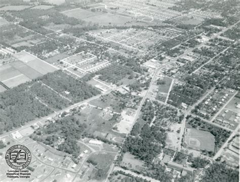 Aerial Of Valdosta Ashley Street And Bemiss Road 1960s Lowndes