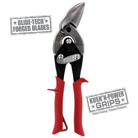 Midwest Snips Special Hardness Left Cut Offset Aviation Snip