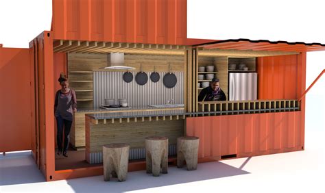 Image Result For Shipping Container Food Truck Restaurant Plan