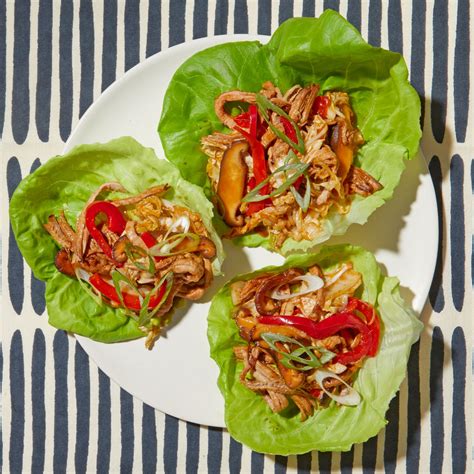 Hoisin Glazed Pork Lettuce Cups Rachael Ray In Season