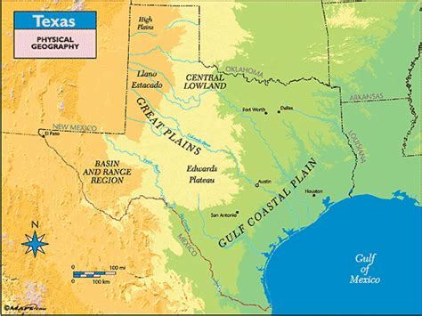 Texas Map Geography