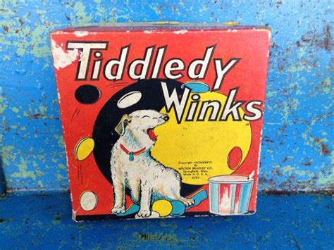 Tiddledy Winks Tiddly Winks Vintage Game Box Etsy Vintage Games
