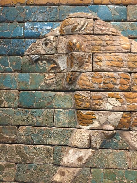 Babylonian Lion Lion From The Processional Way Of King Neb Flickr