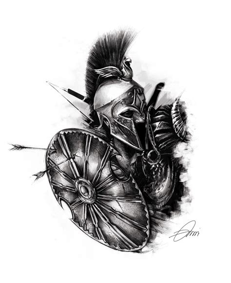 Spartan Warrior Digital Arts By Xristastavrou Artmajeur Spartan