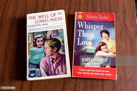 a selection of lesbian themed books published in the late 1950s and photo d actualité getty