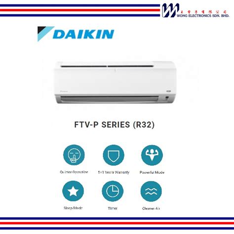 Daikin Aircond Non Inverter R32 15hp Ftv35pb With Smart Control