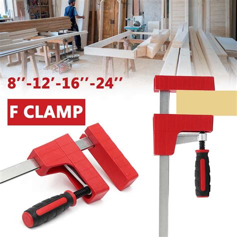 A 2″ wide strip of 3/4″ plywood with a couple of blocks. 8/12/16/24'' 80mm Depth Adjustable DIY Woodworking F Clamp ...