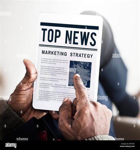 News Business Communication Marketing Concept Stock Photo Alamy