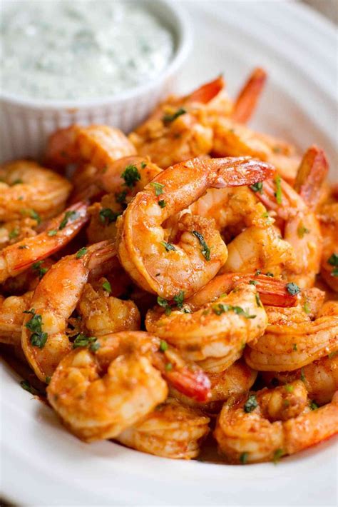 Review the shrimp appetizer recipes below to find the one that best fits with your type of party. Chili Lime Shrimp Recipe with Cilantro Yogurt Sauce - Cookin Canuck