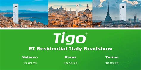 Tigo EI Residential Solar Solution Roadshow Italy