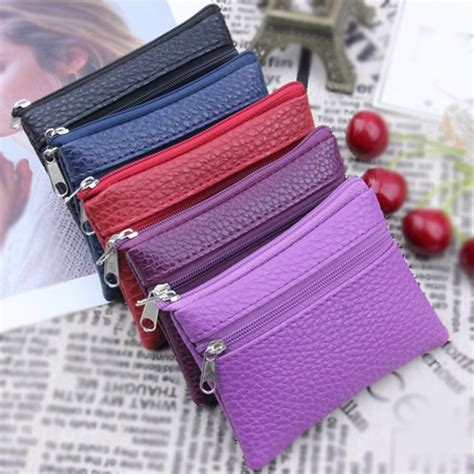 2019 Fashion Leather Coin Purse Women Men Small Wallet Bags Short