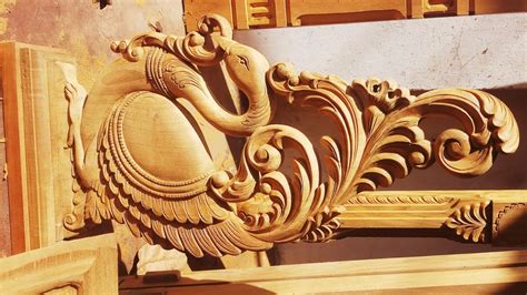 Beautiful Wood Carving Model Wood Working Wood Art Wood Crafts Youtube