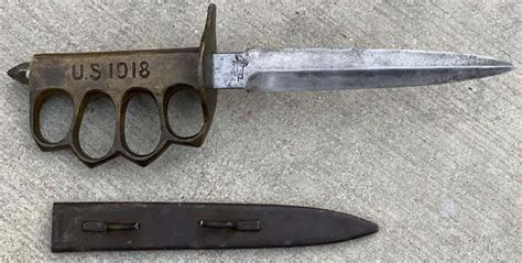 M1 1918 Trench Knife Au Lion French Contract Blade Only D 3m22b 32