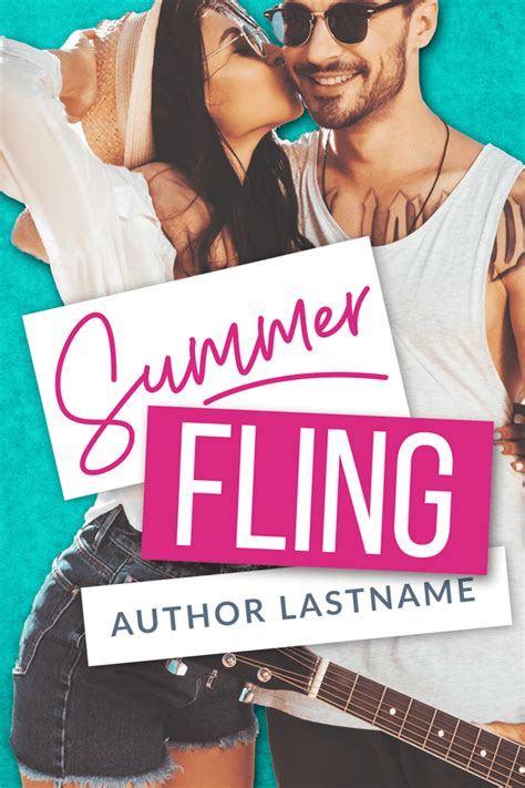 Summer Fling Premade Book Cover By Angela Haddon Romance Book Cover