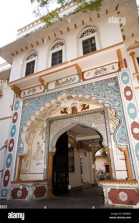 India Rajasthan Kota Palkiya Haveli Traditionally Decorated Hotel