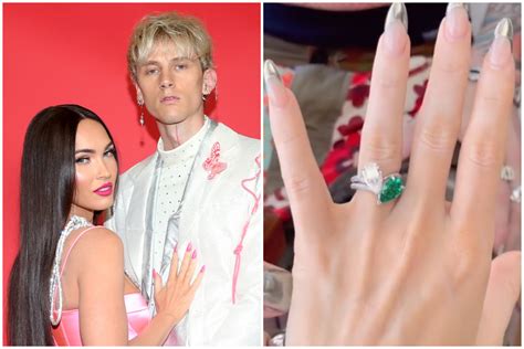 Machine Gun Kelly Shares Meaning Behind Megan Foxs Two Stone Engagement Ring
