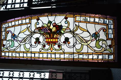 Victorian Stained Glass Transom Windows Stained Glass Transom Window