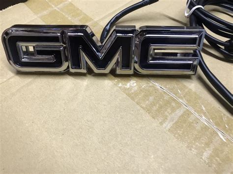 Gmc Sierra Led Tailgate Logo Emblem Black For Sale In Grand Prairie
