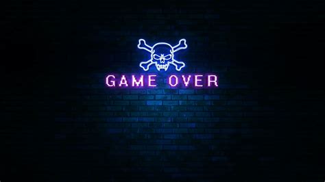 Game Over Wallpaper 4k 1920x1080 Gaming Photos Games