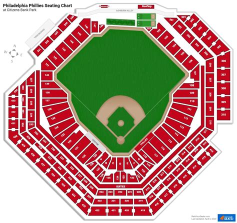 Philadelphia Phillies Seating Charts At Citizens Bank Park