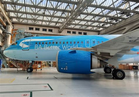 Better World British Airways Reveals Special Blue A320neo Livery