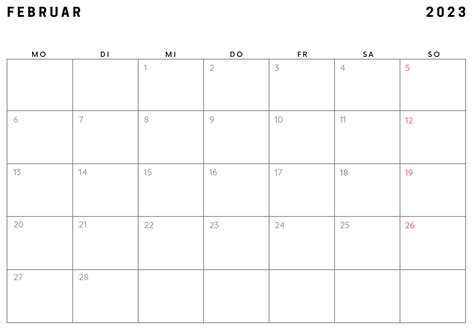 Druckbarer Kalender 2023 A4 Format Beginnend Mit Montag Etsy