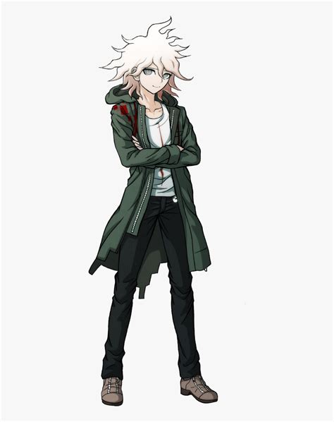 Him Nagito Komaeda Full Body Sprite Hd Png Download Transparent