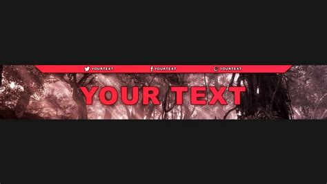 Red Youtube Banner Template Luxury Free Yt Banner Template Youtube