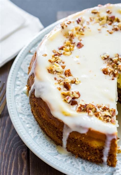 Carrot Cake Cheesecake Sweet And Spiced Carrot Cake Cheesecake For Dessert This Gorgeous Cake