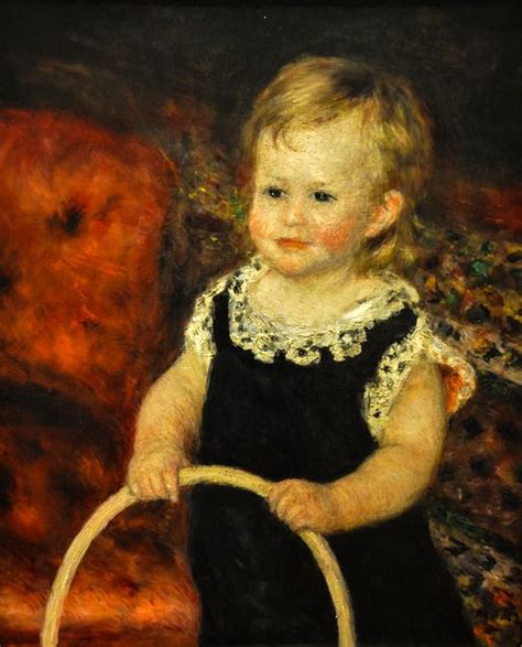Pierre Auguste Renoir Child With Hoop 1875 At Baltimore Museum Of