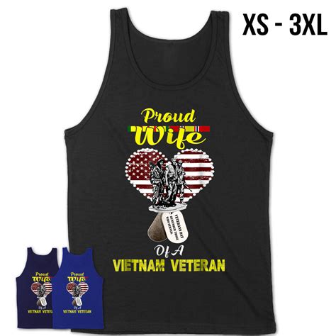 Proud Wife Of A Vietnam Veteran T Shirt Teezou Store