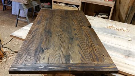 Buy A Hand Made Custom Reclaimed Wood Table Top Made To Order From