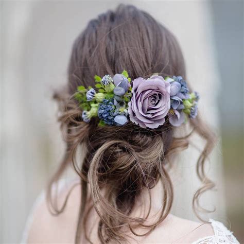 Handmade Using The Finest Silk Flowers This Flower Hair Comb From Gypsy Rose Vintage Is A