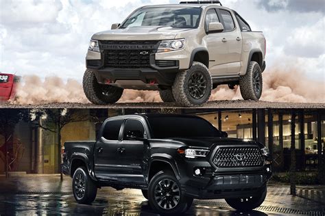 2021 Chevrolet Colorado Vs 2021 Toyota Tacoma Which Is Better