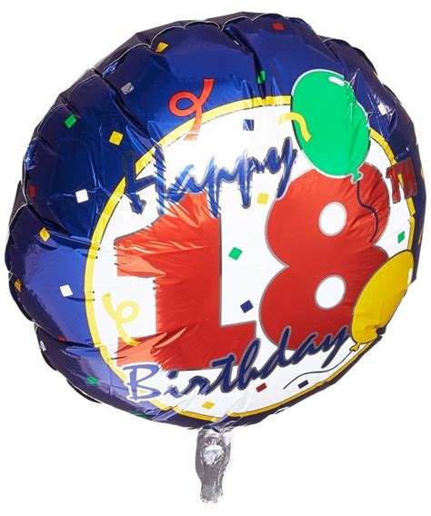 18 Happy 18th Birthday Foil Balloon Balloon For Birthday Party