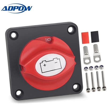 ADPOW Universal V V Boat Marine Car Battery Isolator Master Switch Disconnect Cut Off Power