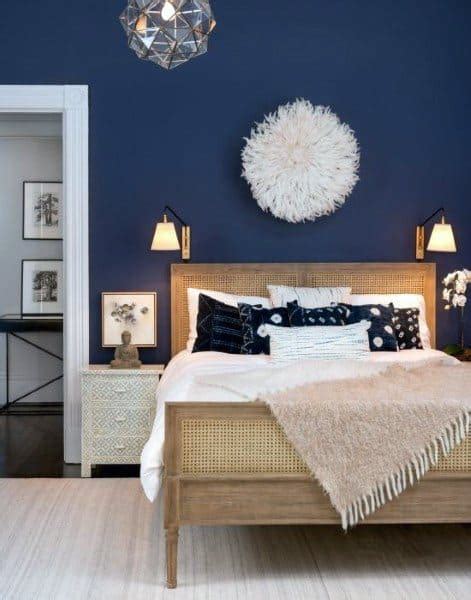 Navy blue paint and decorating ideas. Top 50 Best Navy Blue Bedroom Design Ideas - Calming Wall ...