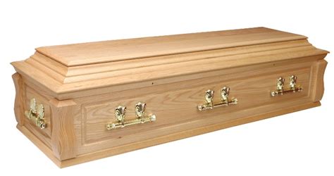 Solid Oak Casket Canterbury Coffin Funeral Director Wisbech Peter