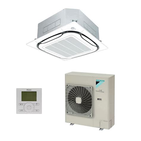 Ceiling Mounted Daikin Way Cassette Air Conditioner Cooling