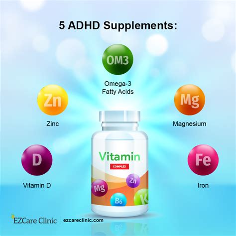 Adhd Vitamins Are Adhd Supplements Effective Ezcare Clinic