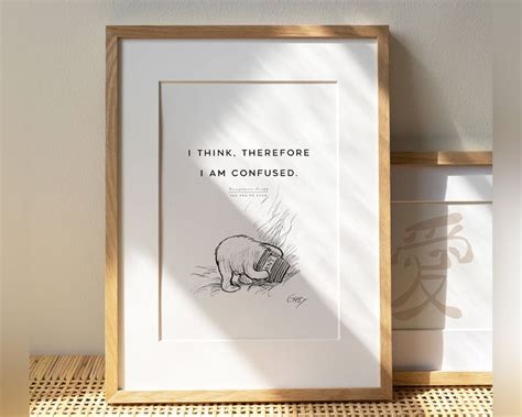 I Think Therefore I Am Confused Instant Download Eckhart Etsy Tao