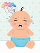 Pin the Pacifier on the Crying Baby Game Poster - Etsy