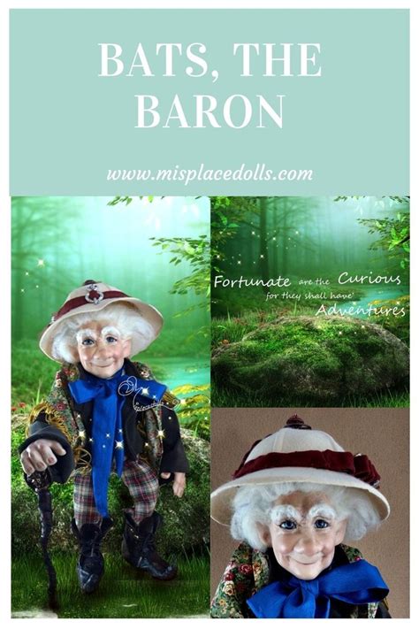 Bats The Baron Handmade One Of A Kind Porcelain Doll The Darkest