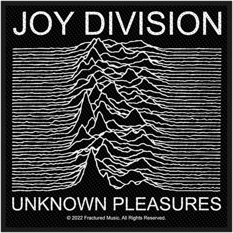 Joy Division Unknown Pleasures ~ Patch Fuzz Bayonne