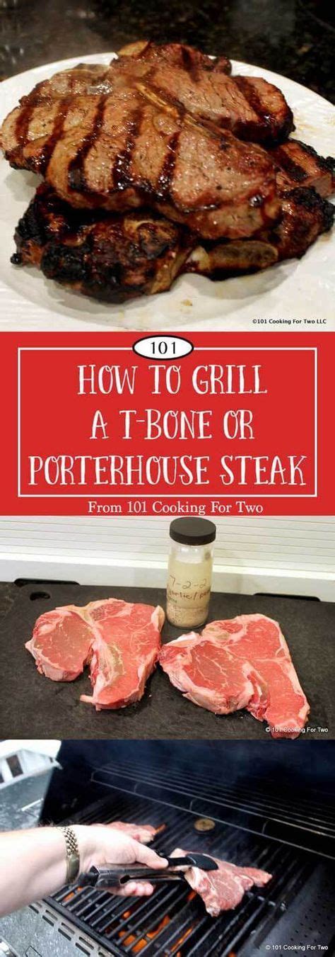 Use a combo grilling method for a combo steak: How to Grill a T-bone or Porterhouse Steak - A Tutorial ...