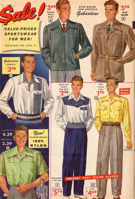 1950s Mens Fashion Casual Depolyrics