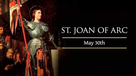 Saint Of The Day St Joan Of Arc Patroness Of France And Soldiers